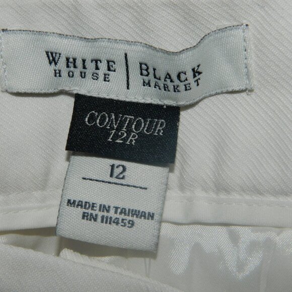 WHBM Contour 12R Wide Leg Lined Pants Womens Size 12 (B-19) - Picture 5 of 8